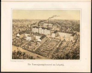 Die Kammgarnspinnerei zu Leipzig