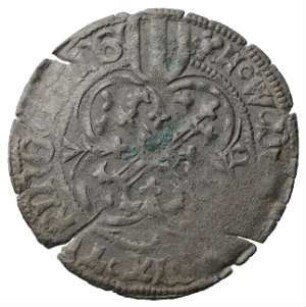 Münze, 1 Pfahlschildgroschen, 1441 - 1442