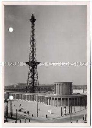 Berlin, Charlottenburg, Funkturm und Ausstellungsgelände