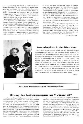 Weihnachtspakete für alte Winterhuder