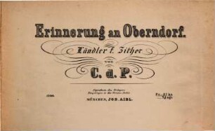 Erinnerung an Oberndorf : Ländler für Zither