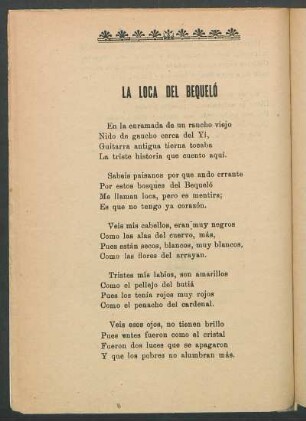 La loca de Bequeló