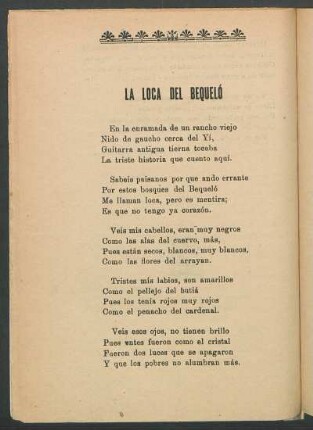 La loca de Bequeló