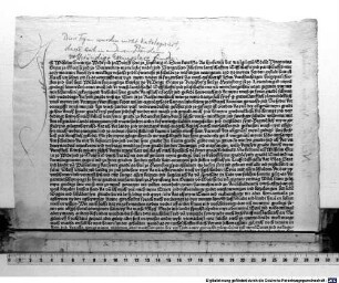 Urkunde über die Abtretung von Wassenberg an Herzog Wilhelm von Jülich. 1494.06.24.