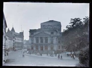 Landestheater, Altenburg: Ansicht von Osten (Negativ zu Inv. Nr. TBS 003,08)