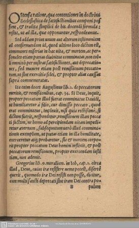 Ostensa ratione, qua contentiones in doctrinae Ecclesiastica
