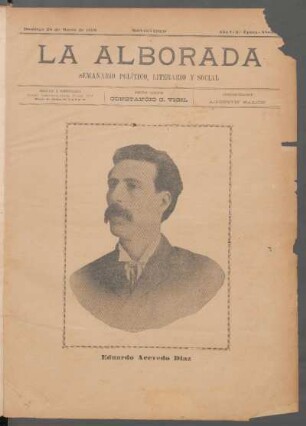 [Fotografía de] Eduardo Acevedo Díaz