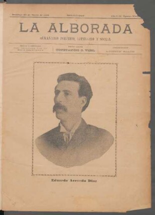 [Fotografía de] Eduardo Acevedo Díaz