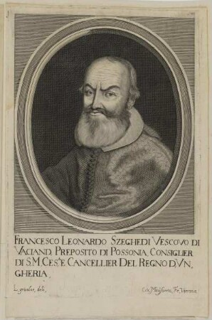 Bildnis des Francesco Leonardo Szeghedi