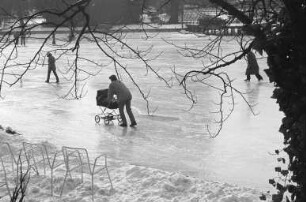 Winterstimmung im Karlsruher Stadtgarten