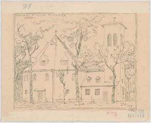 Fischer, Theodor; Planegg bei München (Bayern); Ev. Waldkirche - Perspektive