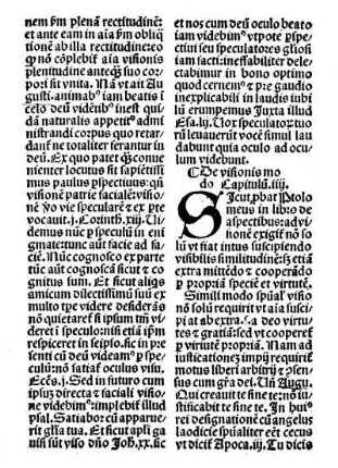 De visionis modo Capitulū. IIII.