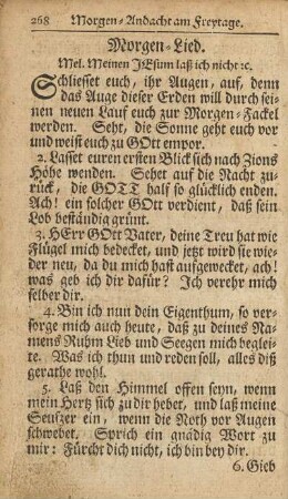 Morgen-Lied.