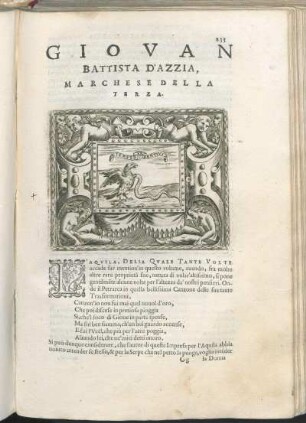 Giovan Battista D'Azzia, Marchese Della Terza.