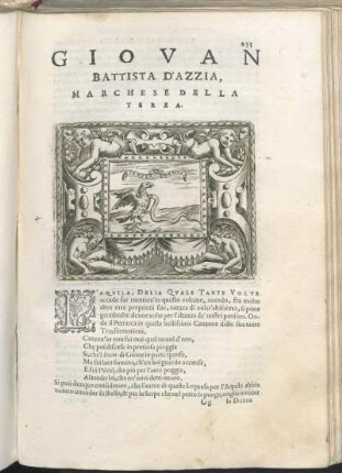 Giovan Battista D'Azzia, Marchese Della Terza.