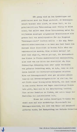 Die Entwicklung der biologischen Schwangerschaftsreaktionen
