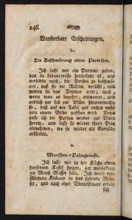 246-260, Wunderbare Erscheinungen.