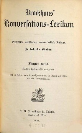 Brockhaus' Konversations-Lexikon : in sechzehn Bänden, 5