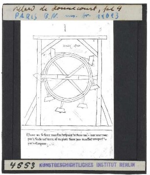 Honnecourt, Bauhüttenbuch (Paris BnF Ms. fr. 19093) : fol. 5r