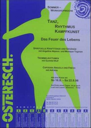 Tanz, Rhytmus, Kampfkunst