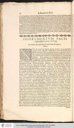 Instrumentum Pacis Cæsareo-Gallicum.