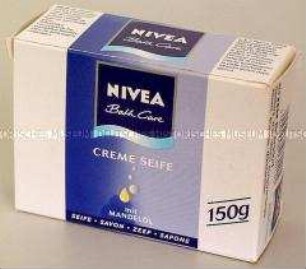 Schachtel "Nivea Bath Care / Creme Seife", leer