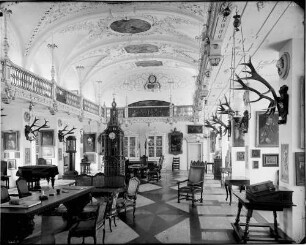 Salem Schloss Salem Abteigebäude Bibliothek - Blick nach Norden