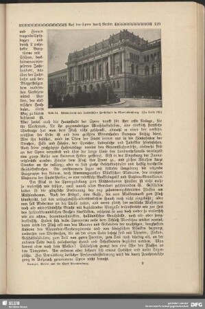 Mittelfront der Technischen Hochschule in Charlottenburg
