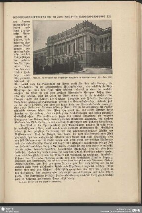Mittelfront der Technischen Hochschule in Charlottenburg
