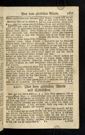 167-173, XXIV. Von dem goettlichen Worte und Catechismo