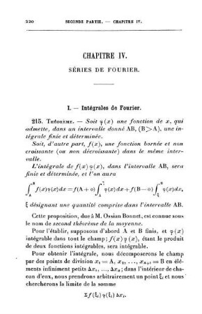 Chapitre IV. Séries de fourier.