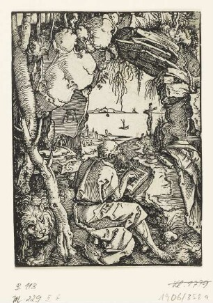 Heiliger Hieronymus in der Felsgrotte