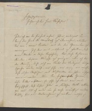Brief an Wilhelm Grimm : 19.01.1839