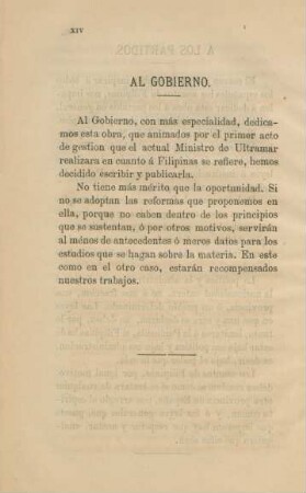 Al Gobierno