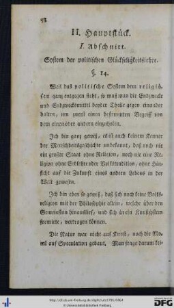 II. Hauptstück.