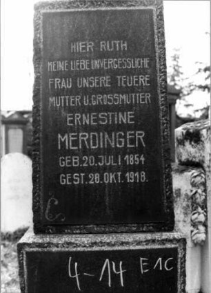 Grabstein E I C/4/14 (Detailaufnahme 1)