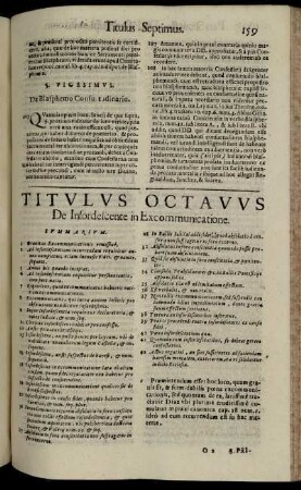 Titvlvs octavvs