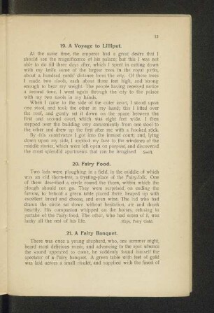 19. A Voyage to Lilliput.