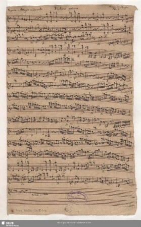 Masses - Mus.3356-D-511a : V (4), Coro, orch, org - d; Hob XXII:11