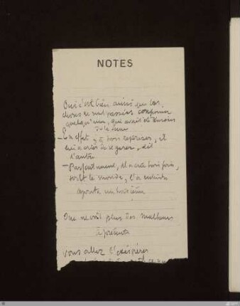 Oui c’est bien ainsi que les choses se sont passées (Crime et Châtiment, Auszug) / Fëdor Michajlovič Dostoevskij