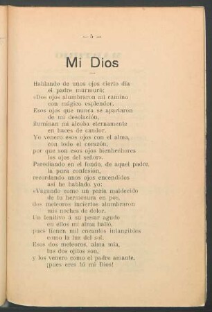 Mi Dios