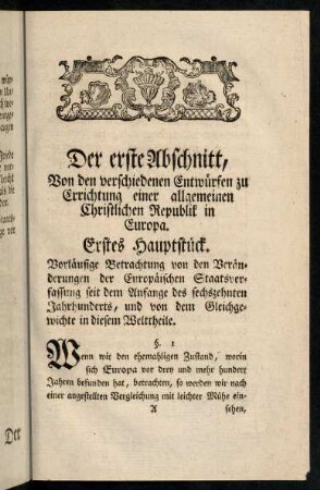 1-184, Der erste Abschnitt
