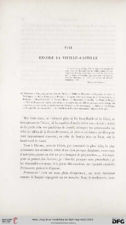 VIII. Encore la Vieille-Castille