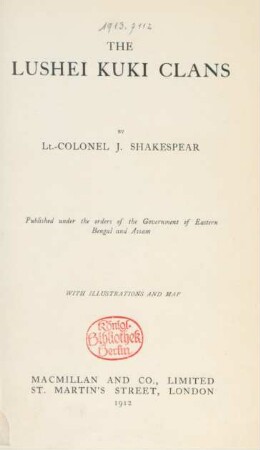 The Lushei Kuki Clans