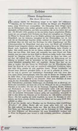Neuere Kriegsliteratur
