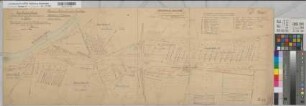 Ems Kanalisierung Blatt 1 Grunderwerbskarte Strecke Lathen (0-18) 1891 1 : 2000 36 x 102 kol. Zeichnung A. Franke, Wasserbauinspektor Wasser- und Schiffahrtsdirektion Münster