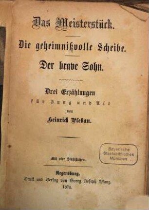 Das Meisterstück