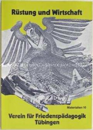 Lehrmaterial zur Rüstungsindustrie - Sachkonvolut
