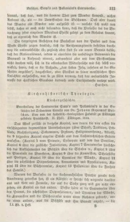 113-120 Kirchenhistorische Theologie