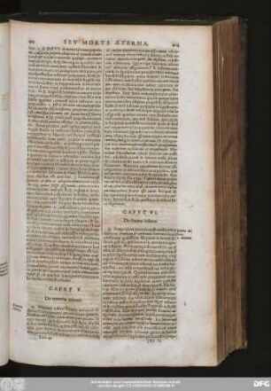 Caput V. De materia inferni.